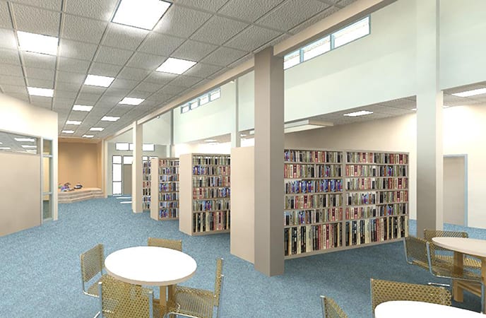 library interior 2 - StudioWC